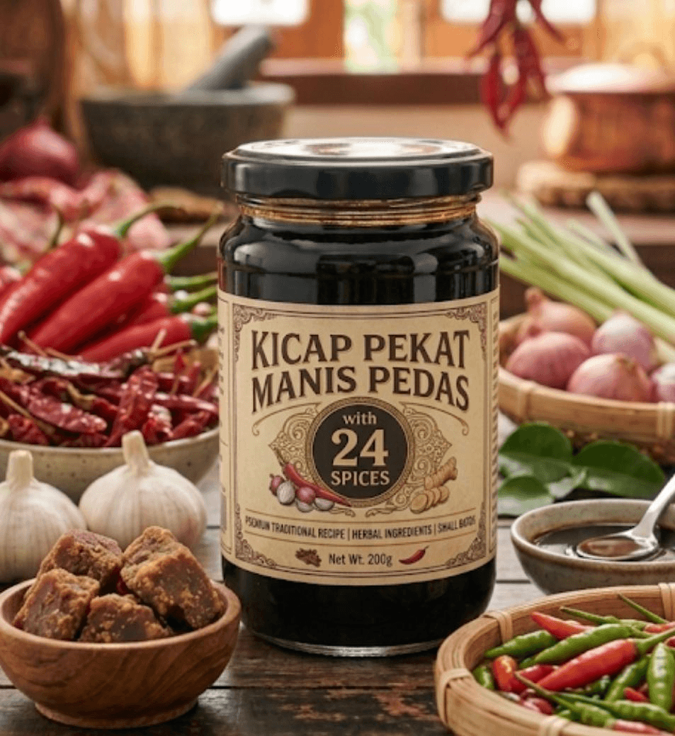 Black Kicap Pekat Manis Pedas