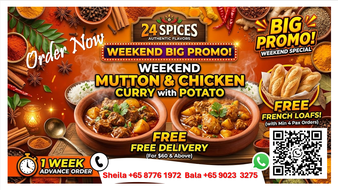 Weekend Big Promo — Mutton & Chicken Curry with Potatoes