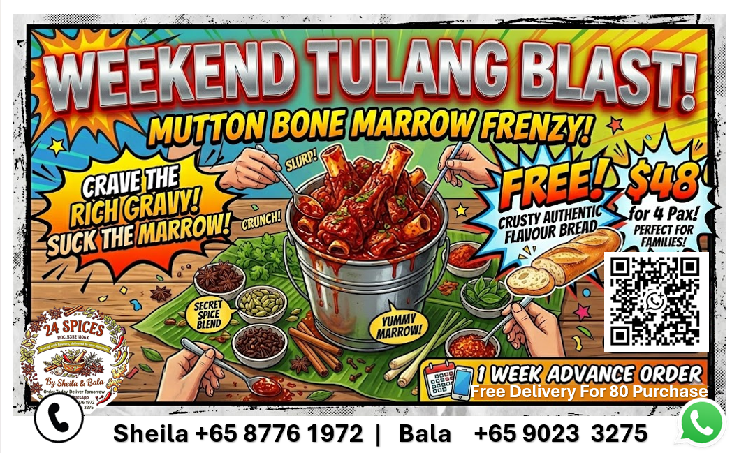 Weekend Tulang Blast — mutton bone marrow